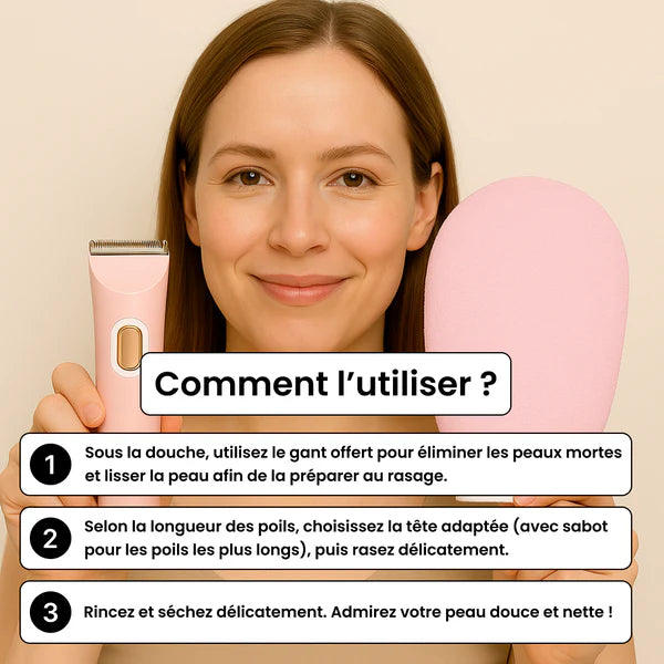Rasoirs Electriques 2 en 1 pour Femmes