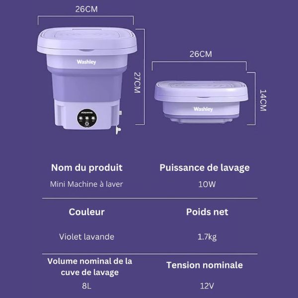 Mini Machine à Laver