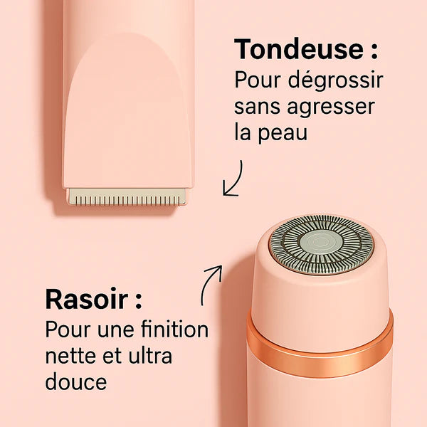 Rasoirs Electriques 2 en 1 pour Femmes